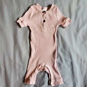 Stretchy Ribbed Romper 0-3 Months
